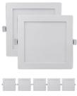 7 Luminaria Led Embutir Quadrada 24w 7 Luminaria Led Embutir Quadrada 24w