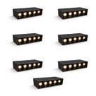 7 Mini Spot Preto Sobrepor Pontual Downlight Luz07