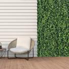 7 Painéis Artificiais Fácil de Montar Ótimo Custo Benefício Jardim Vertical para Área Interna