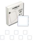 7 Painel Superled De Embutir 40w Branco Frio Ourolux