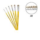 7 Pincel Tigre 151 Chato Lixados N.02,04,06,08,10,12,16