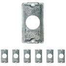 7 Placa Condulete 3/4 Alumínio Sieg Para Tomada Redonda