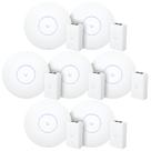 7 Roteadores WiFi 6 Access Point 5.3 Gbps + 7 Injetores PoE+ 7 U6 Pro Ubiquiti Com 7 Fontes 48V 30W