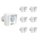 7 Sensor De Presença Externo Multicraft MPL18 Bivolt Sob 7 Sensor De Presença Externo Multicraft MPL18 Bivolt Sob