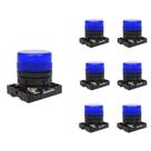 7 Sinaleiro LED Steck Luminoso Azul SLLSL4 Max Botton