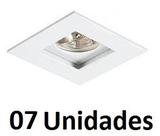 7 Spot De Embutir Direcionavel Recuado Par 20 Branco Para Closet Ac873 7 Spot De Embutir Direcionavel Recuado Par 20 Branco Para Closet Ac873
