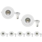 7 Spot Emb Face Plana PAR20 + 1 Lâmpada LED 6W 2700K E27