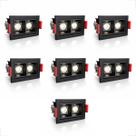 7 Spot Embutido Mini Duplo Led Downlight Recuado 4000k Bet86