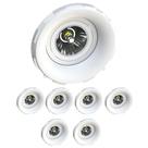 7 Spot Embutir No Frame Ar70 Gu10 Redondo Save Energy