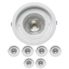 7 Spot Embutir Recuado Dirigível E27 Par30 Save Energy