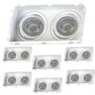 7 Spots Duplo de Embutir Par20 com Base E27 Save Energy