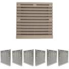 7 Tampas Protetora Com Filtro De Poeira Ventilador 200mm