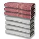 7 Toalhas Grande Super Felpudas E Grossa 80x150 4 Branco 3 Rosê 7 Toalhas Grande Super Felpudas E Grossa 80x150 4 Branco 3 Rosê