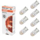 7 un Lâmpadas Pingão Especial Automotiva 5w 24v Ledvance Osram T10