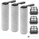 (7 unidades) Filtros HEPA e rolos de escova de reposição para aspirador de pó seco Tineco Floor ONE S5/Floor One S5 Pro 2