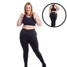 7002P Legging, Calça Cintura Perfeita Plus Size Cor:PretoTamanho:G2_52