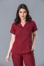 709 - Scrub Blusa Feminina com Decote V Plus Size 709 - Scrub Blusa Feminina com Decote V Plus Size