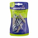 7223 gancho zincado 4,4x7,0 c bucha 06mm - bemfixa