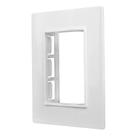 76100 Placa 4x2 3 Modulo Com Suporte Vivaz Ilumi