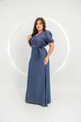 793 vestido longo chambray