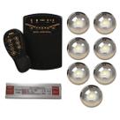 7x led rgbw 15w tholz + fonte 120w + basic smartpool