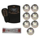 7x led rgbw 15w tholz + fonte 120w + smartpool