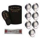 7x led slim rgbw 15w tholz + fonte 120w + basic smartpool