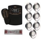 7x led slim rgbw 15w tholz + fonte 120w + smartpool