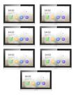 7x Tela Vídeo Porteiro Ip Hikvision Ds-kh6350-wte1 Wifi Novo