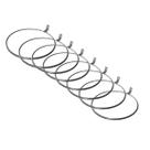 8 Argola 15cm Parafusar, Decoração Jardim Vertical Sem Vaso