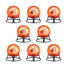 8 Bolas Extintoras de Incêndio ABC 500 g Com Suporte Apaga Fogo Automática Fire Ball Portátil