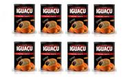 8 Café IGUAÇU Em Pó EXTRA FORTE Solúvel Cremoso 200g Lata
