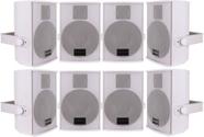 8 Caixas Som Ambiente Ll Audio D602 640wrms 6 Pol Top