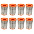 8 Carretel Estanho P/ Solda Fluxo Ra 0,5mm 250g Cobix