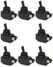8 Chave Alavanca Unipolar Margirius CS-301D 6A Preta