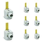 8 Conector Steck 1 Polo 80A Para Barramento 25mm 440V