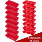 8 Conj Forma para Pães e Forma Espiral em Silicone Sortida