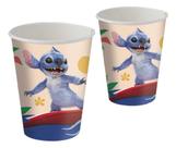 8 Copos Lilo & Stitch Licenciado - Festcolor