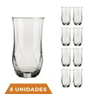 8 Copos Ópera Vidro Transparente Redondo 360ml Durável Nadir 8 Copos Ópera Vidro Transparente Redondo 360ml Durável Nadir