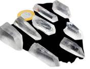 8 Cristal Lemuria Pra Montagem Pingente Pedra Bruto Natural