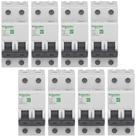 8 Disjuntores Termomagnético Mini Tipo C 20a 3ka Bip