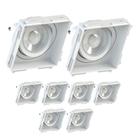 8 Embutido No Frame Ar70 Quadrado Recuado Save Energy 8 Embutido No Frame Ar70 Quadrado Recuado Save Energy