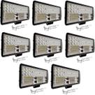 8 Faróis de milha auxiliar LED 252W LE-6728 trator caminhão 8 Faróis de milha auxiliar LED 252W LE-6728 trator caminhão