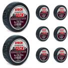 8 Fita Isolante Preta Steck 20 Metros 700V 0.13mm SFT1320 8 Fita Isolante Preta Steck 20 Metros 700V 0.13mm SFT1320
