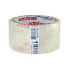 8 Fitas Adesiva Embalagem Qualitape Adelbras 48mm X 40m Transparente/Marrom/Kraft