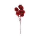 8 Galhos Natalinos pick vermelho com brilho 30cm