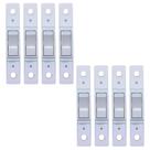 8 Interruptores Simples Sem Placa Branco 10a 250v Blux