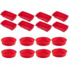 8 Kit Forma Redonda Bolo + Forma Para Pão Sortida Silicone