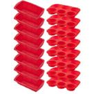 8 Kit Forma Silicone Resistente p/ Cupcakes e Pães Sortida