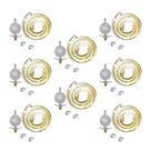 8 Kit Gás BP 1kg Completo (válvula, mangueira 1,25m e 2 abraçadeiras) - Imar